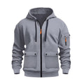 Herren funktionale Kapuzenjacke mit mehreren Taschen