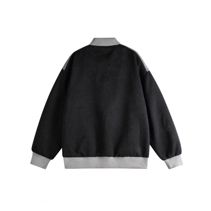 Unisex Kurz geschnittene Boxy‑Bomberjacke im Sportline‑Style mit durchgehendem Reißverschluss, kontrastierenden Streifenärmeln und gerippten Bündchen Shop Nory