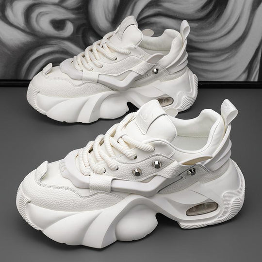 Damen Voluminöse Plateau-Sneaker mit skulpturaler Sohle und sichtbarer Luftkammer Shopy Nory