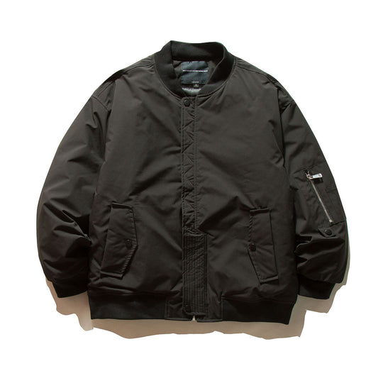 Herren Gepolsterte Bomberjacke im MA-1 Stil mit Ärmel‑Utilitytasche Shop Nory