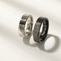 Damen Eheringe mit einzigartiger Fingerabdruckgravur und emotionaler Botschaft Shop Nory