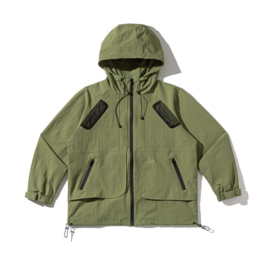 Unisex Technischer Parka mit Kapuze, Mesh‑Lüftungen und verstellbarem Saum Shop Nory