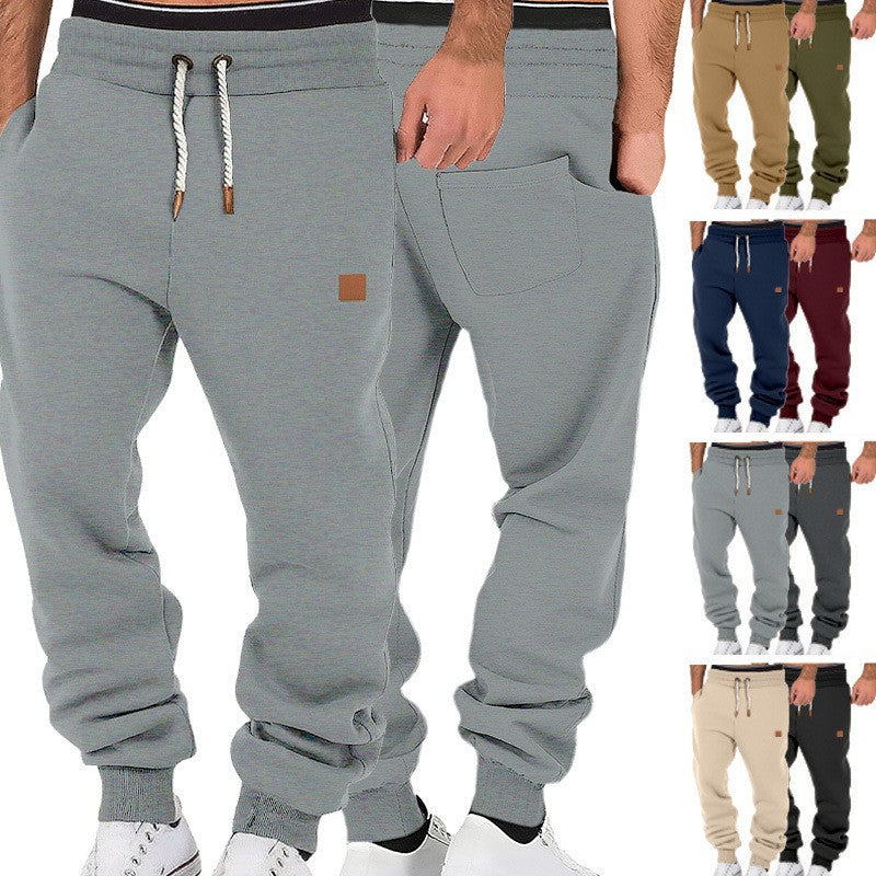 Herren Relax-Fit Fleece-Jogginghose mit Bündchen und Kordelzug Shop Nory
