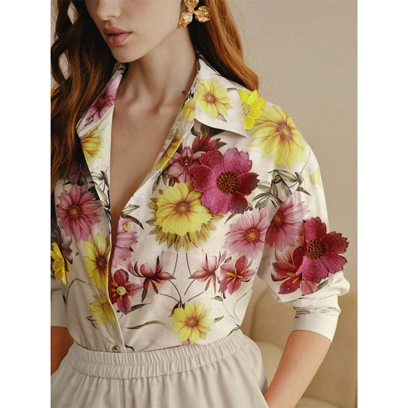Damen Elegant floral gestalteter Gesamtlook Shop Nory
