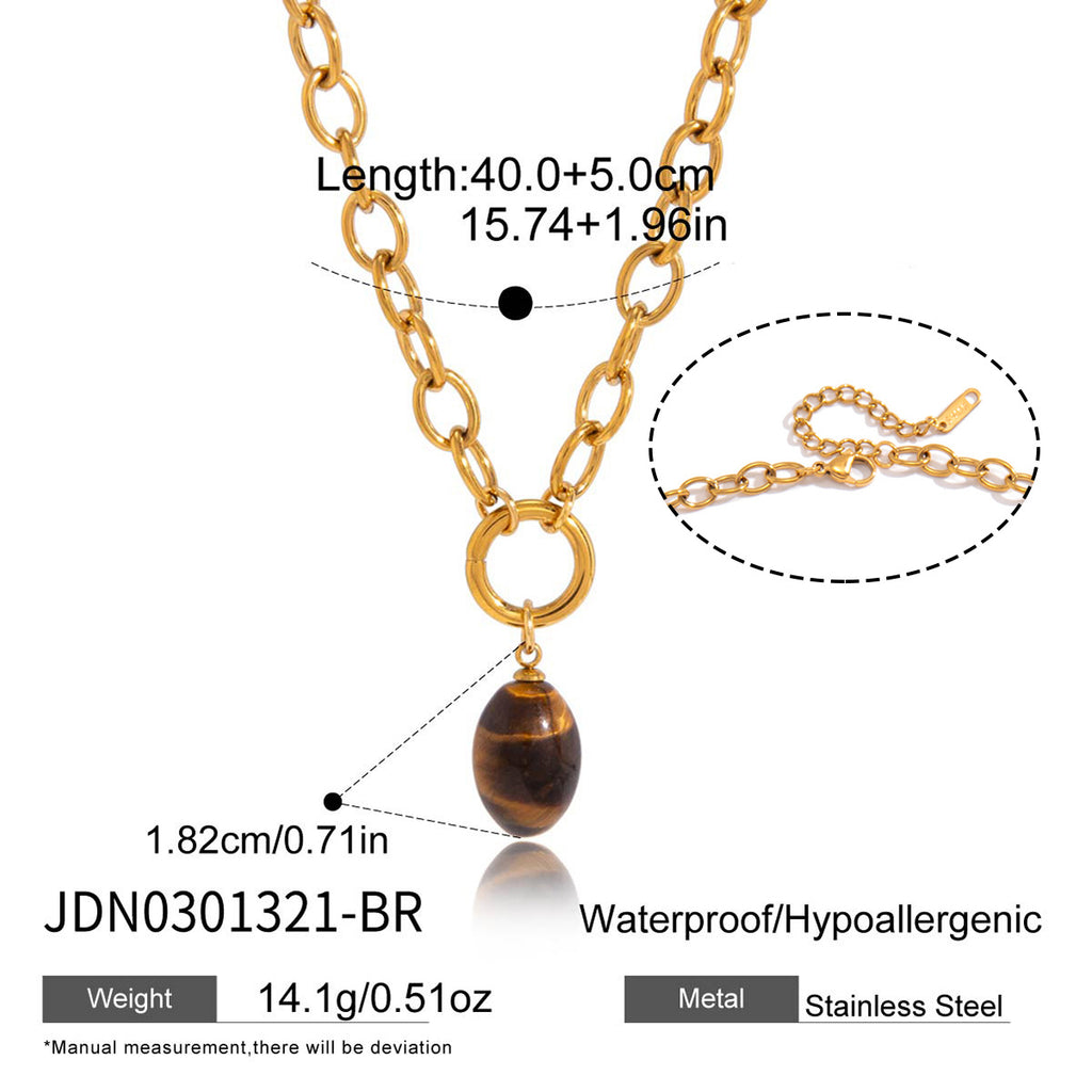 Damen Ohrhänger mit eleganten Malachit-Anhängern aus hypoallergenem Edelstahl Shop Nory