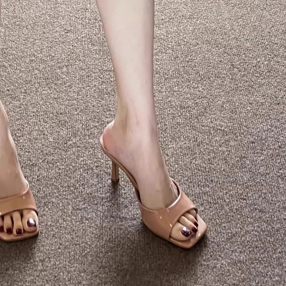 Damen Hochhackige Sandalen mit verziertem Riemendesign