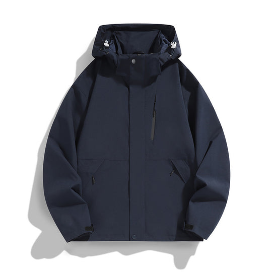 Damen Oversize Softshell-Kapuzenjacke mit Drop-Shoulder, verdeckten Reißverschlüssen und Kordelzug Shop Nory