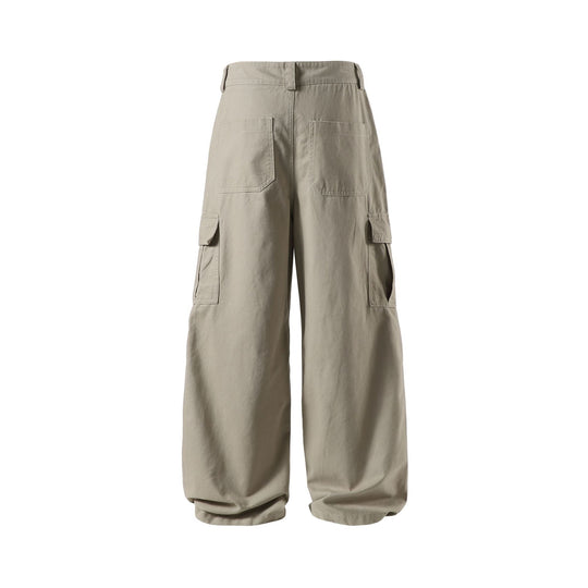 Damen Weite Cargo-Culotte mit hoher Taille, tiefem Schritt und funktionalen Pattentaschen Shop Nory