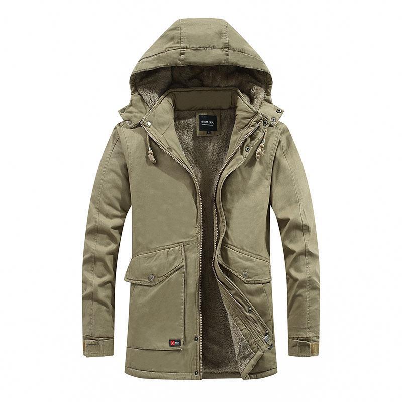 Herren City-Parka mit Teddyfutter, Kapuze und winddichter Innenleiste Shop Nory