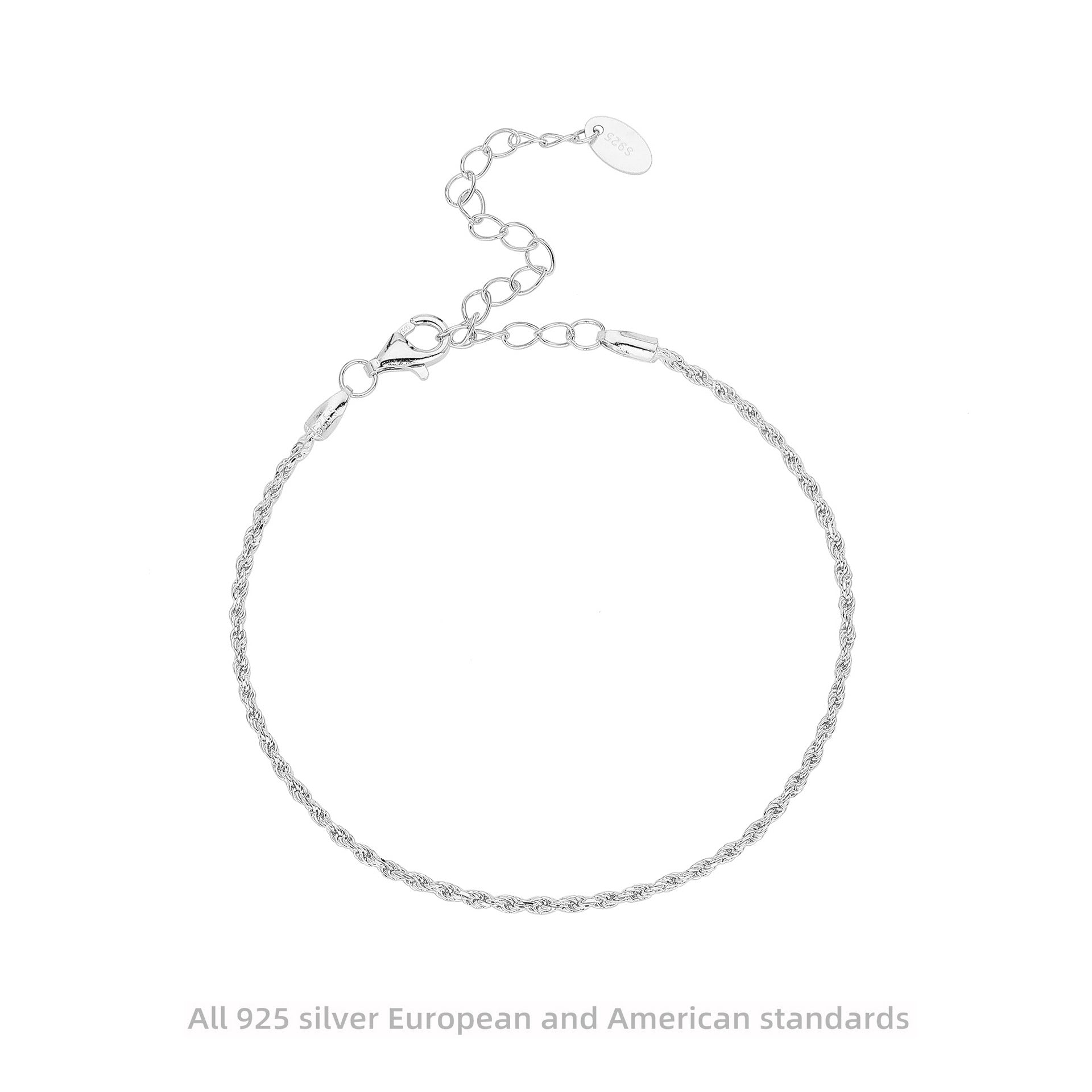 Damen Armband aus hochwertigem 925 Sterling Silber mit filigranem Geflecht Shop Nory