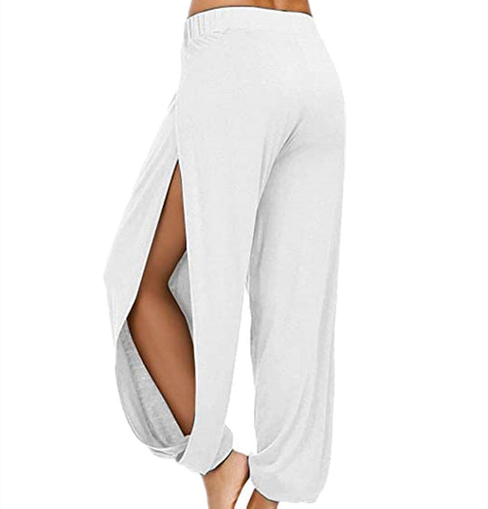 Damen luftige Freizehhose mit seitlichen Schlitzen Shopnory
