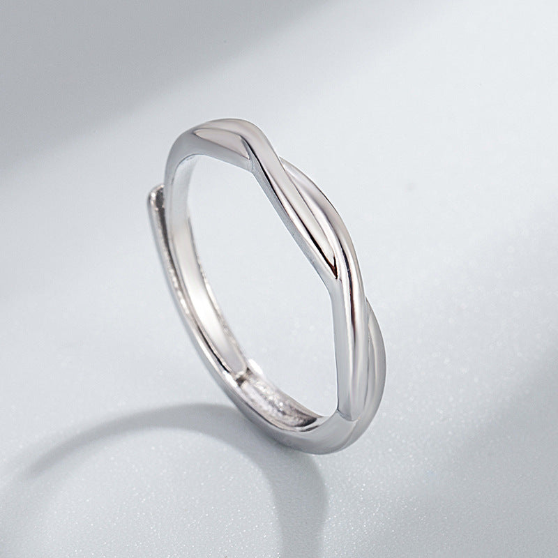 Damen eleganter Ring mit geschwungenem Design Shop Nory