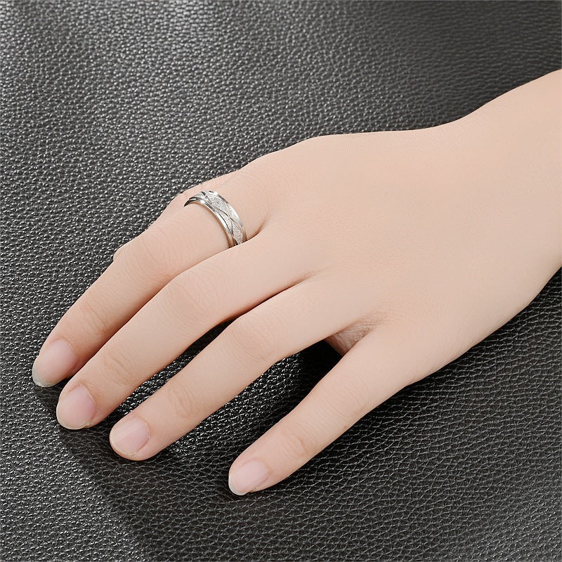 Herren Ring mit elegantem strukturiertem Design Shop Nory