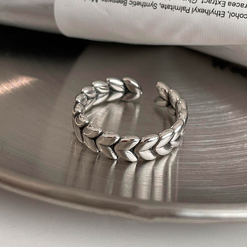 Damen Offener Ring mit gefächertem Design Shop Nory