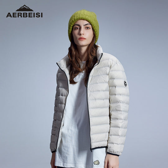 Herren ultraleichte Stepp-Daunenjacke mit Stehkragen Shop Nory