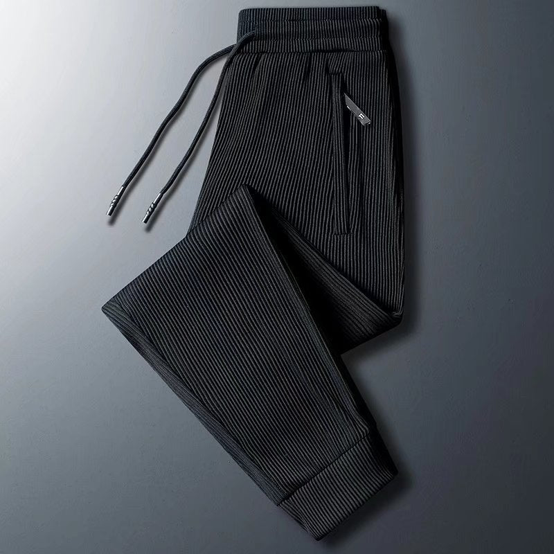 Herren Sportliche Zip-Hose mit Streifen Shop Nory