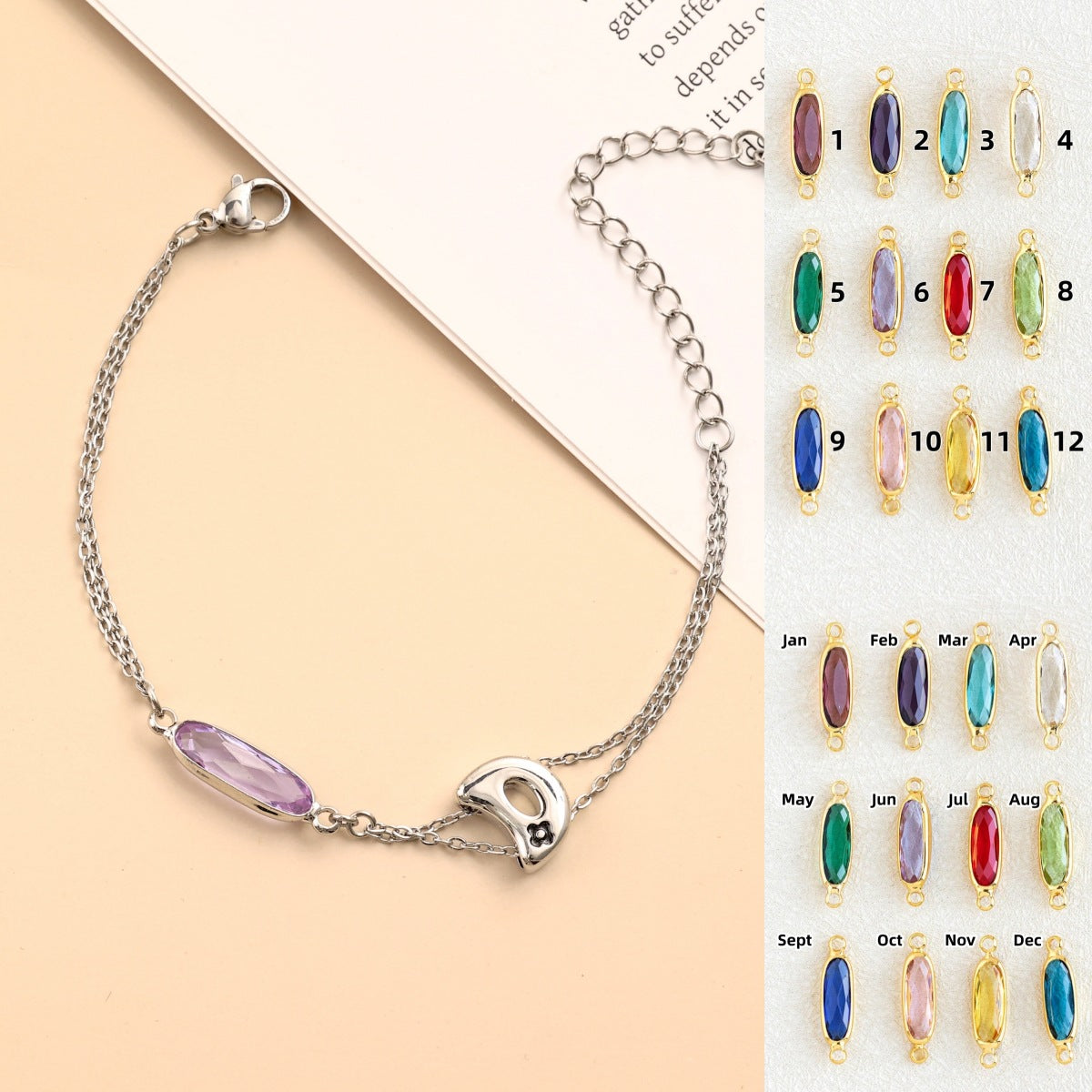 Damen Armbanduhr mit facettiertem Kristall und eleganter Schließe Shop Nory