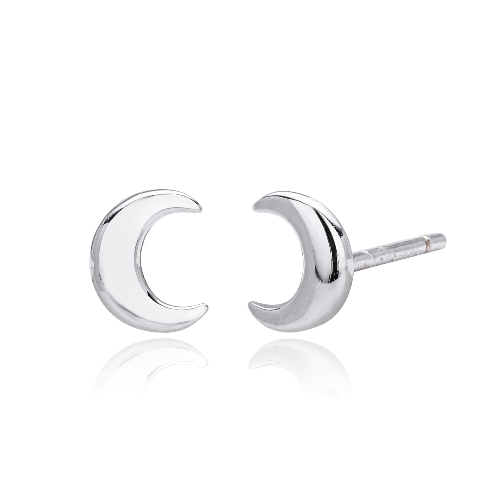 Damen Ohrstecker in Mondform Shop Nory