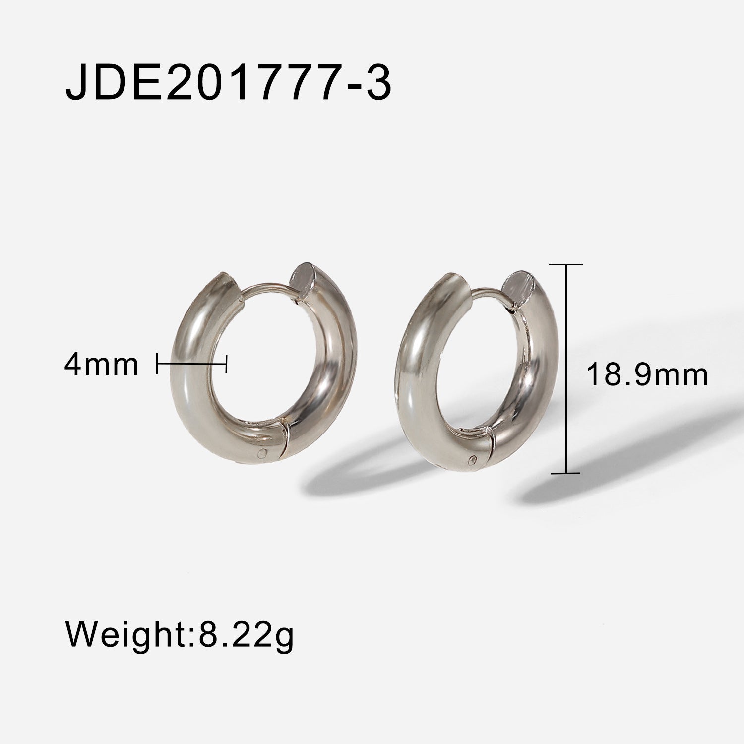 Damen Ohrhänger mit doppeltem Spiraldesign und hypoallergenem Edelstahl Shop Nory