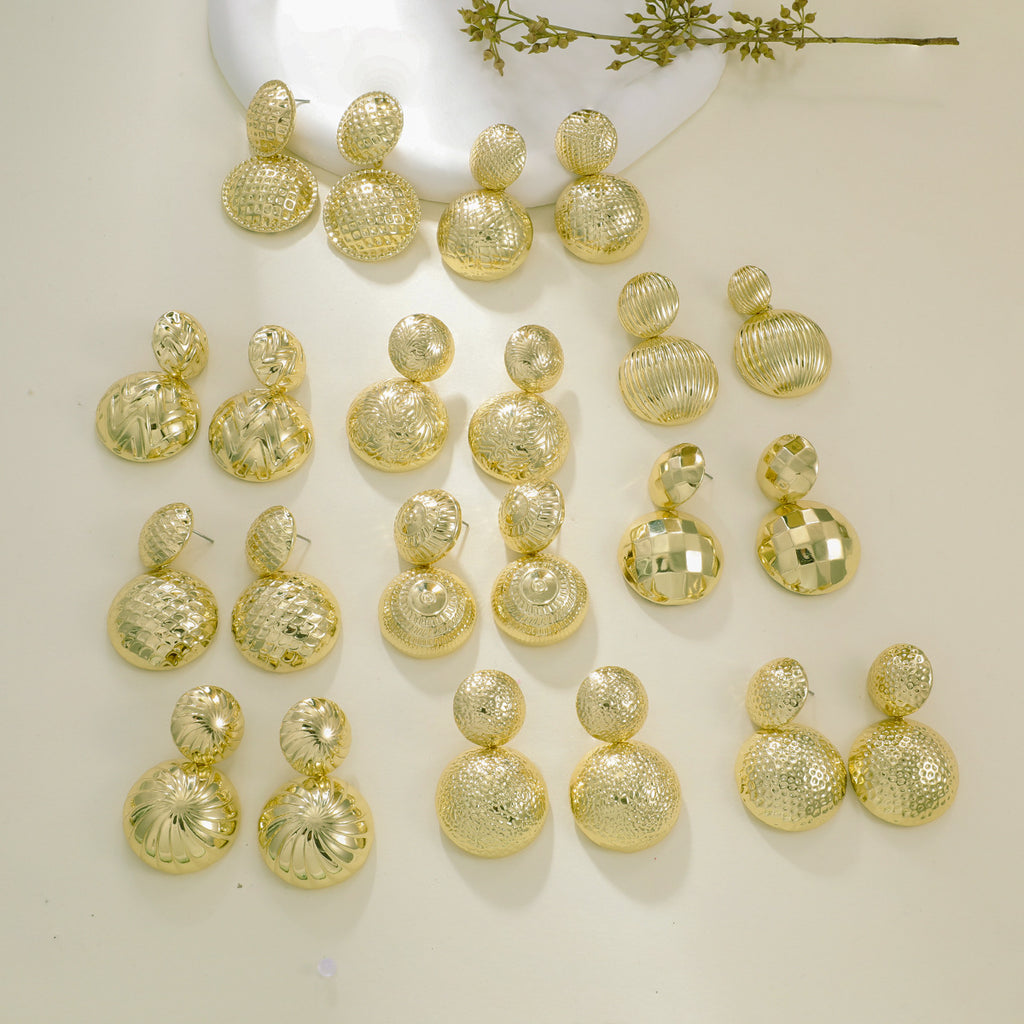 Damen Ohrringe im eleganten Reliefdesign Shop Nory