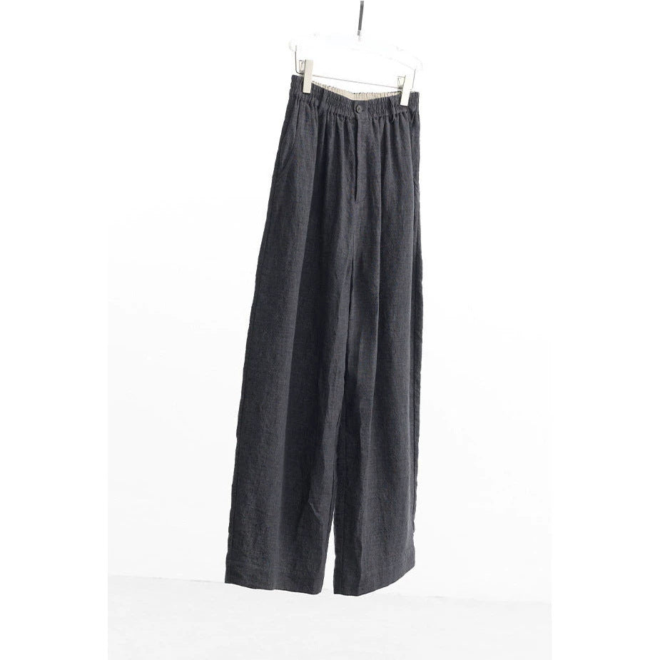 Damen Weit geschnittene Leinenhose Shop Nory