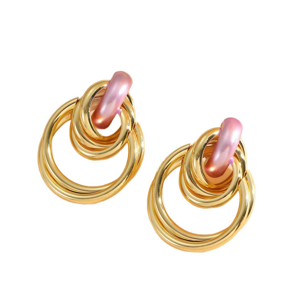 Damen Hängende Ohrringe mit elegantem, skulpturalem Design Shop Nory