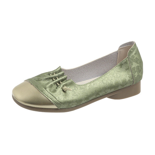 Damen elegante Ballerinas mit modischer Schleifenverzierung