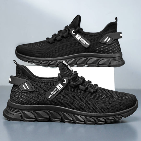 Herren nan atmungsaktiver Strick-Chunky-Sneaker mit elastischem Einstieg, stabiler Dämpfungssohle und Zuglasche Shop Nory