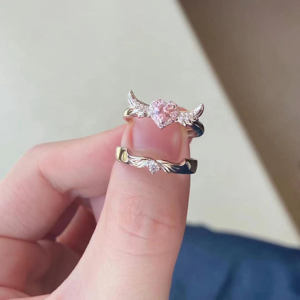 Damenring mit kunstvollem Herzdesign und strahlenden Zirkonia Shop Nory