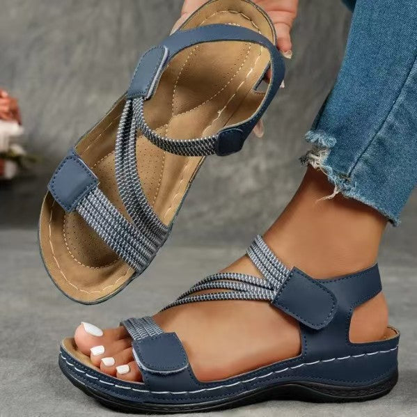 Damen orthopädische Sommer-Sandalen mit verstellbarem Riemendesign und komfortablem Fußbett ShopNory