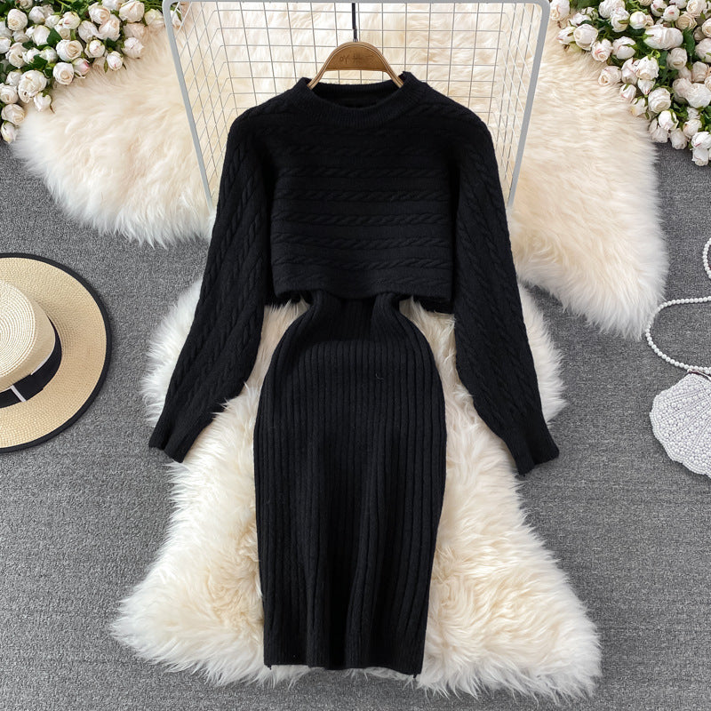Damen Strickset mit Rippenstruktur Shop Nory