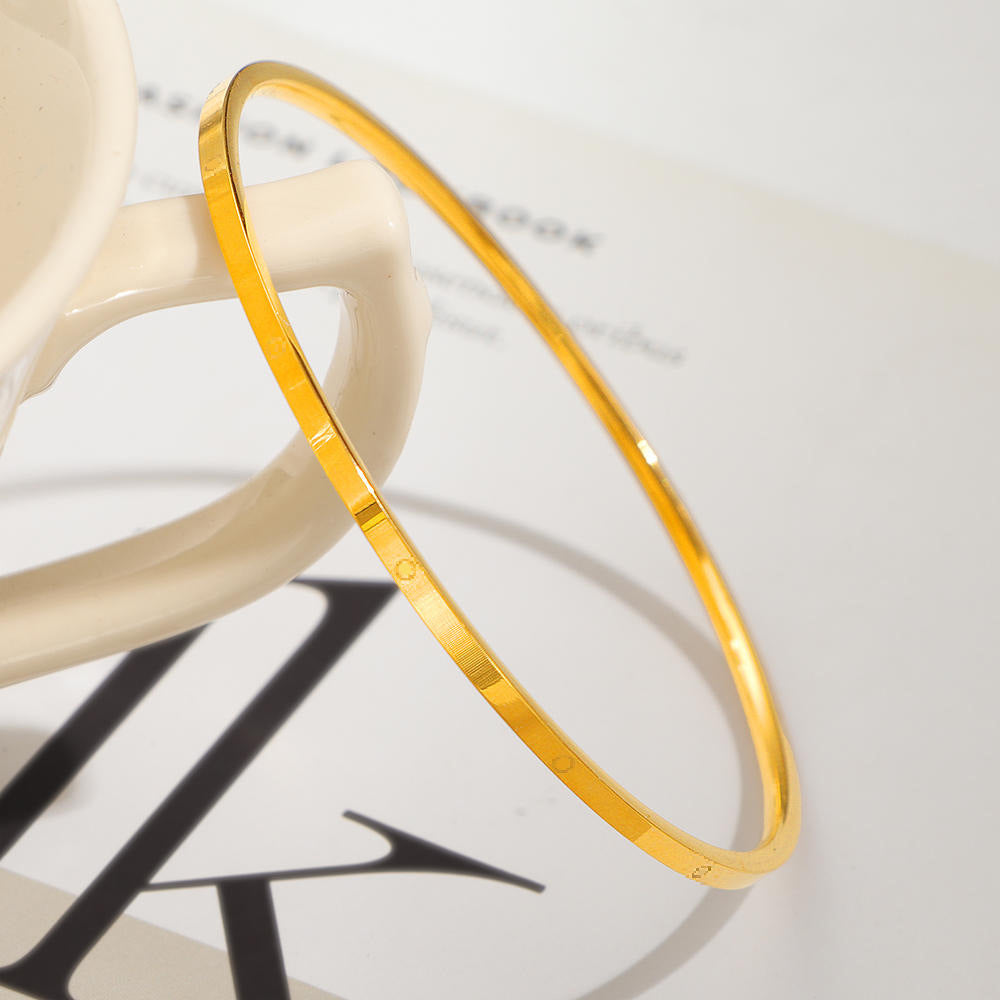 Damen Armreif mit feinem, strukturiertem Design Shop Nory