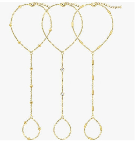 Damen Fußkettchen mit funkelnden Zirkonia-Details und zartem Design Shop Nory
