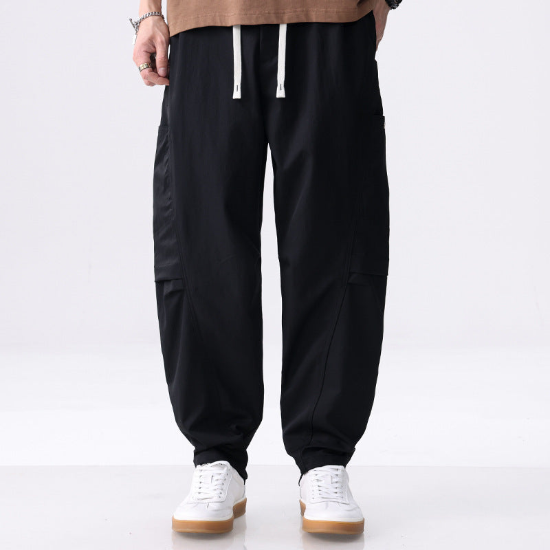 Herren Cargo-Jogginghose mit Kordelzug, elastischem Saum und seitlichen Utility‑Taschen Shop Nory