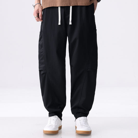 Herren Cargo-Jogginghose mit Kordelzug, elastischem Saum und seitlichen Utility‑Taschen Shop Nory