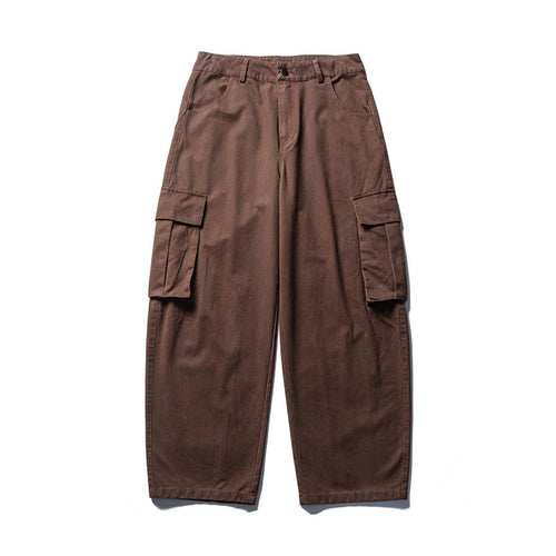 Herren Weite Cargo-Hose aus Baumwollmix mit großen Klappentaschen und relaxed Fit Shop Nory