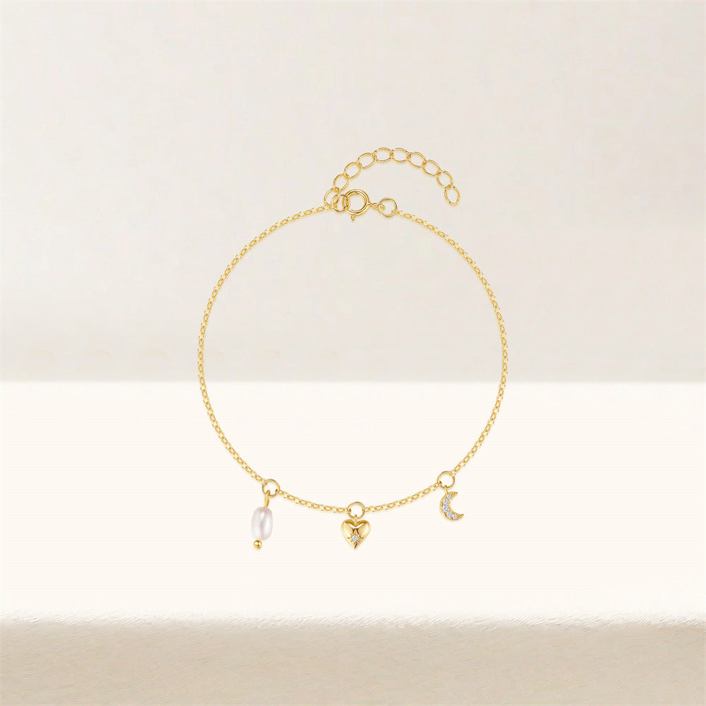 925 Sterling Silber Kabelkette Armbänder Einfacher Stil | Shop Nory