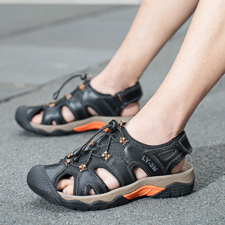 Damen Sportliche Trekking-Sandalen mit rutschfester Sohle und sicherem Schnellschnürsystem Shopnory