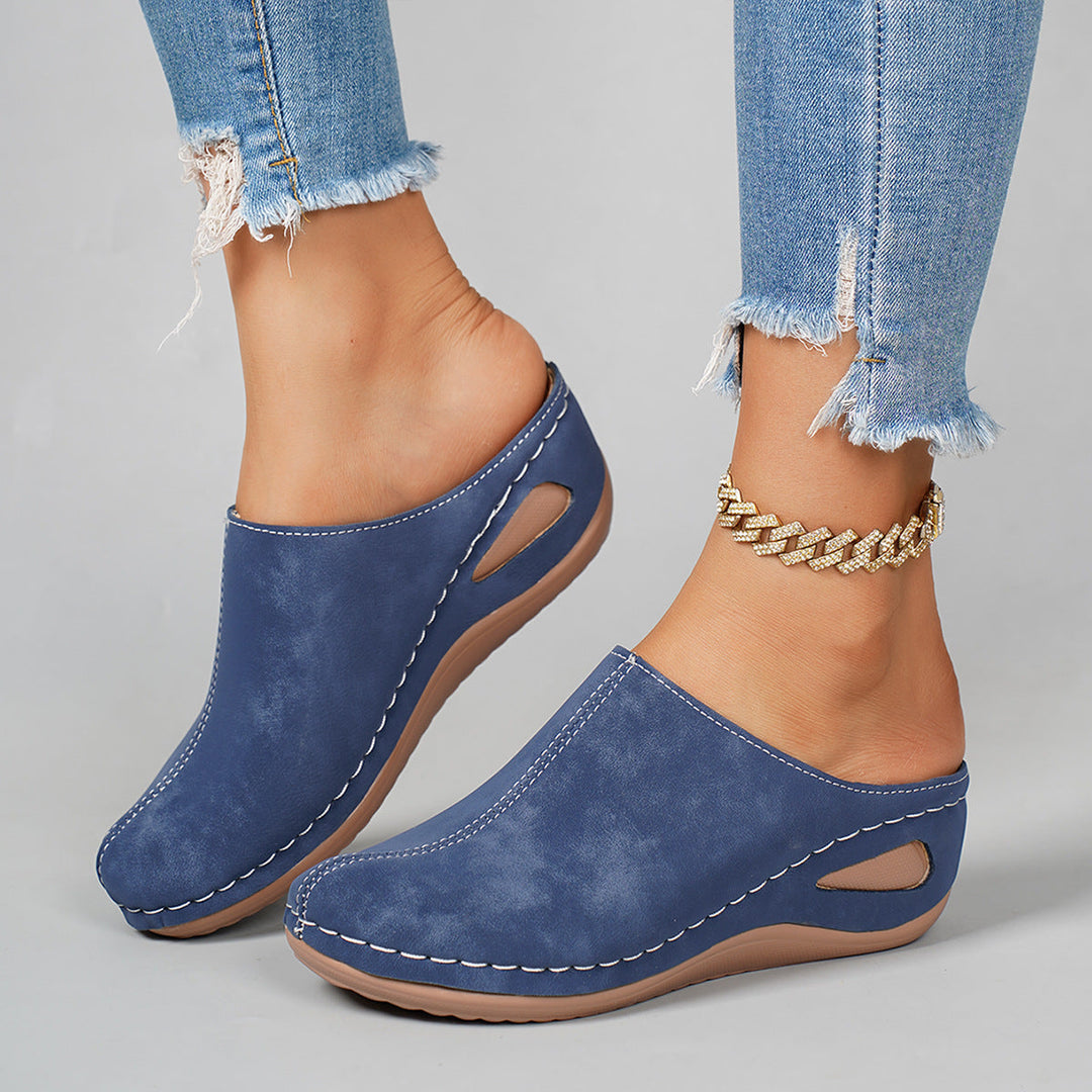 Damen Mules mit ergonomischem Fußbett und modischem Schnitt