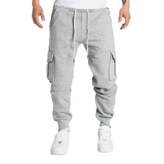 Herren Cargo-Jogginghose mit elastischem Bund und praktischen Seitentaschen