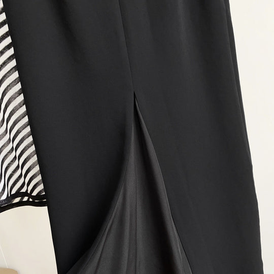 Damen Eleganter Maxirock aus hochwertigem fließendem Material Shop Nory