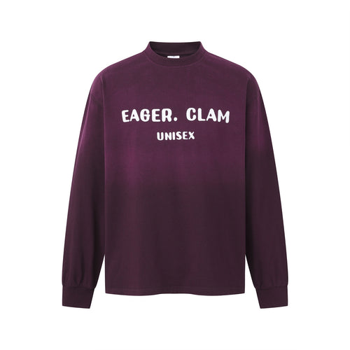 Unisex Oversize-Sweatshirt mit Mockkragen und Statement-Print Shop Nory