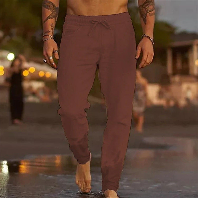 Lässige Leinenhose für Herren