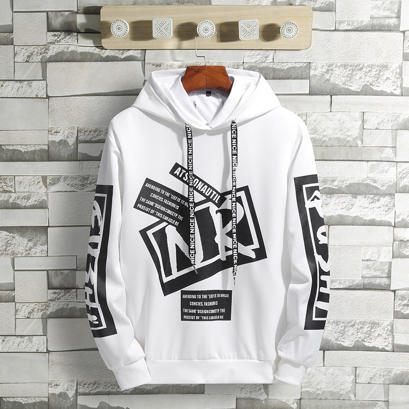 Herren Hoodie mit modernem Druck Shop Nory