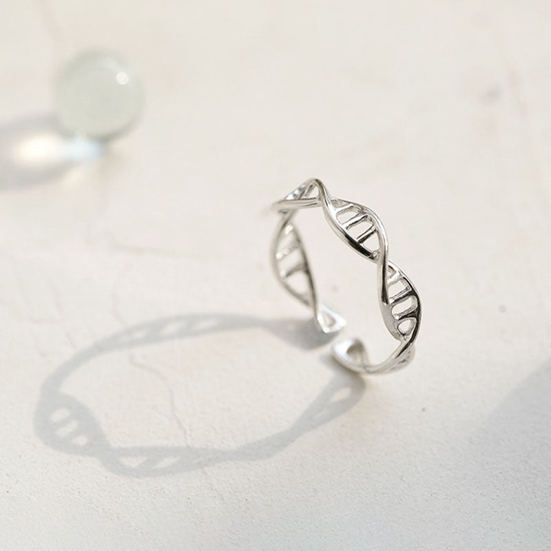 Damen Ring mit einzigartigem DNA-Design Shop Nory