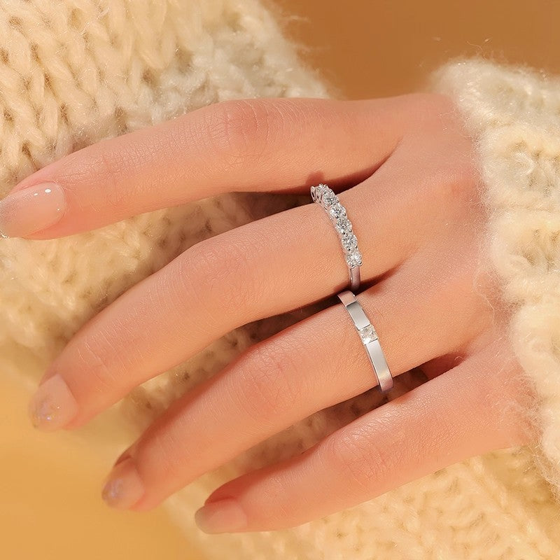 Damen Zirkonia Ring mit funkelndem Design Shop Nory