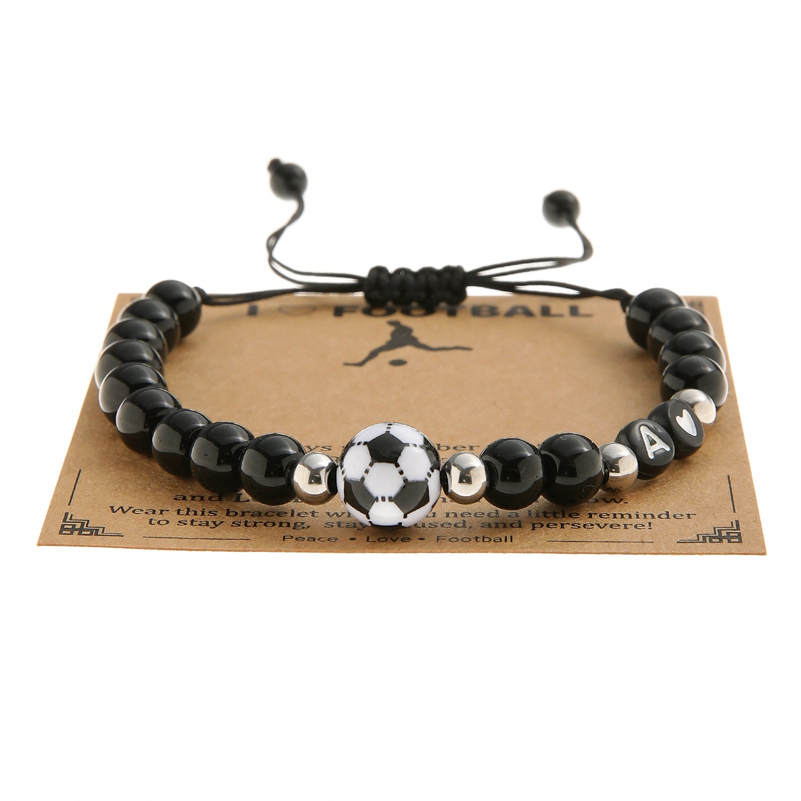 Damen Sportliches Armband mit Fußballmotiv Shop Nory
