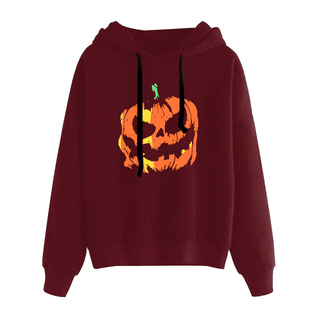 Damen nan lässiger Oversize Kapuzenpullover mit Herz‑und‑Pfotenprint, Kordelzug und gerippten Bündchen Shop Nory