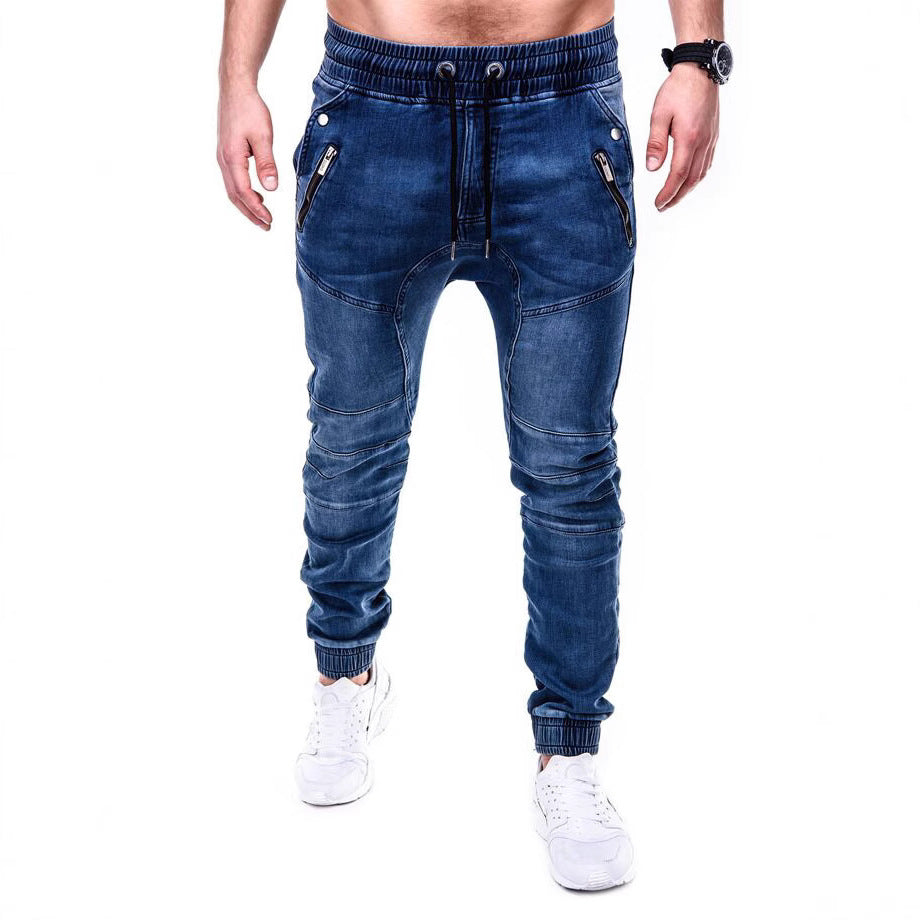 Herren Jogginghose im modernen Skinny Fit mit dehnbarer Baumwollmischung und sportlichen Details