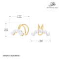 Damen Ohrstecker mit eleganten Perlen und hochwertigem 925 Sterling Silber Shop Nory